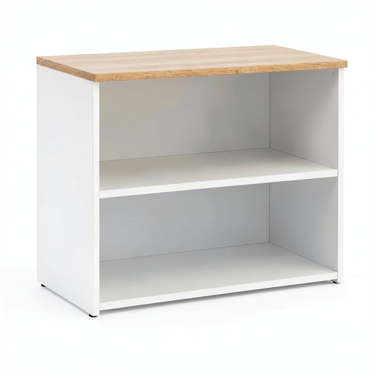 Supporto TV Vicco Wido, Bianco/Sonoma, 60x50 cm con 2 vani e passacavi